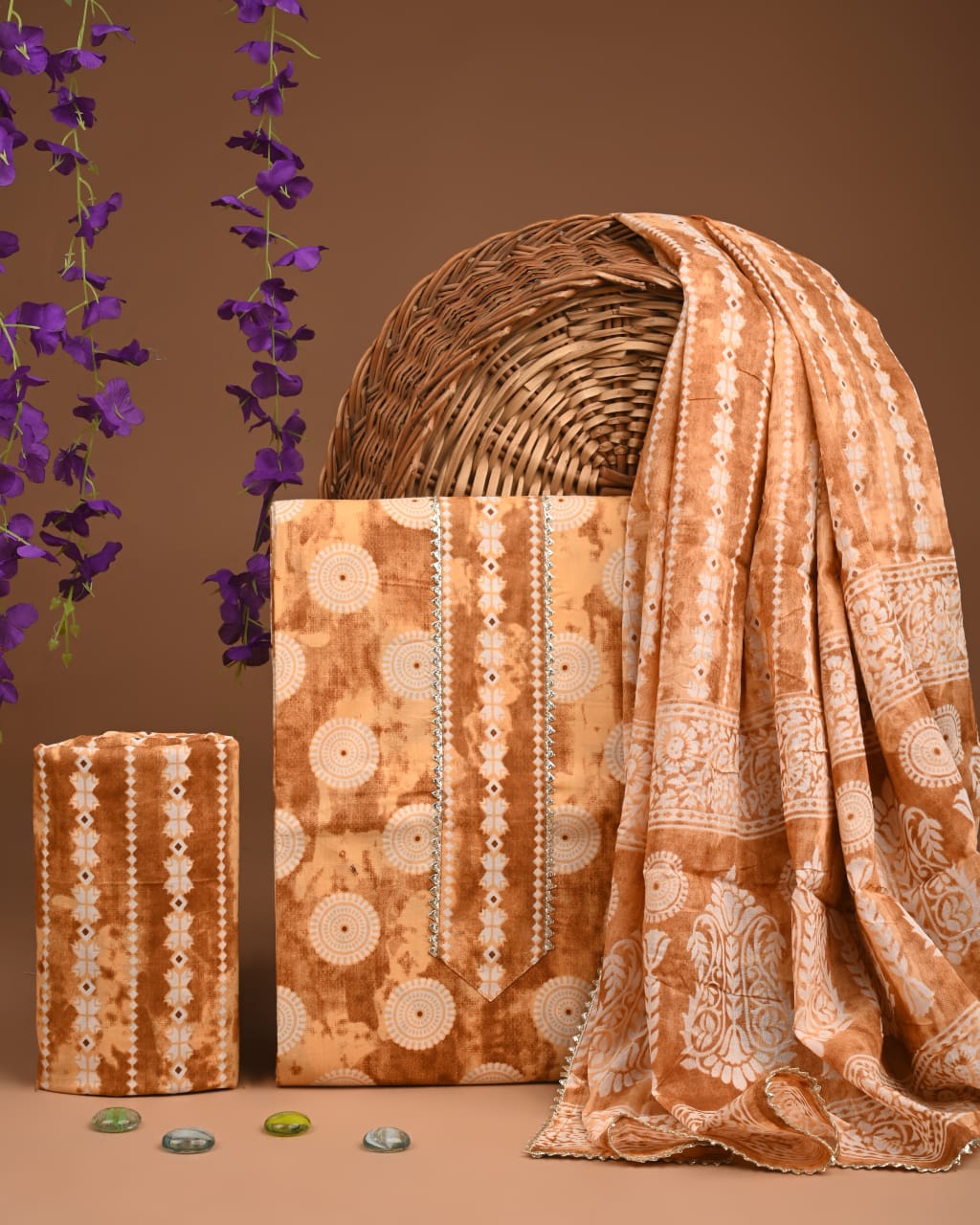 Premium Cotton Suit Set with Gota Patti Work (BACOTGH05)