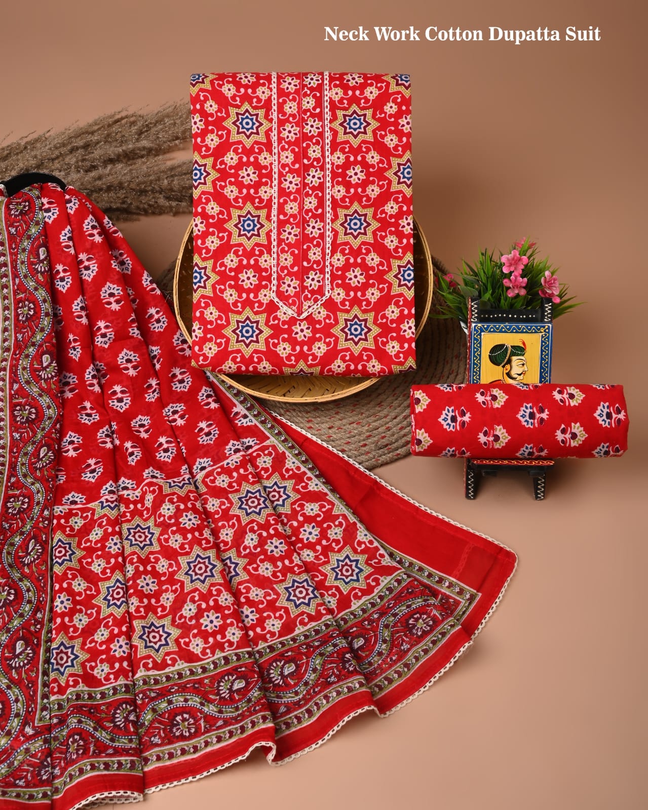 Premium Cotton Suit Set with Gota Patti Work (BACOTGH21)