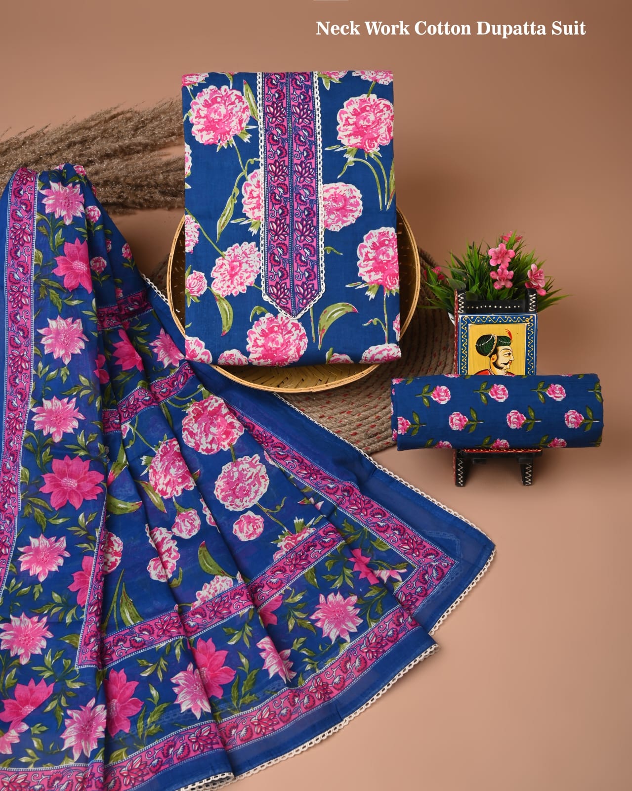 Premium Cotton Suit Set with Gota Patti Work (BACOTGH22)