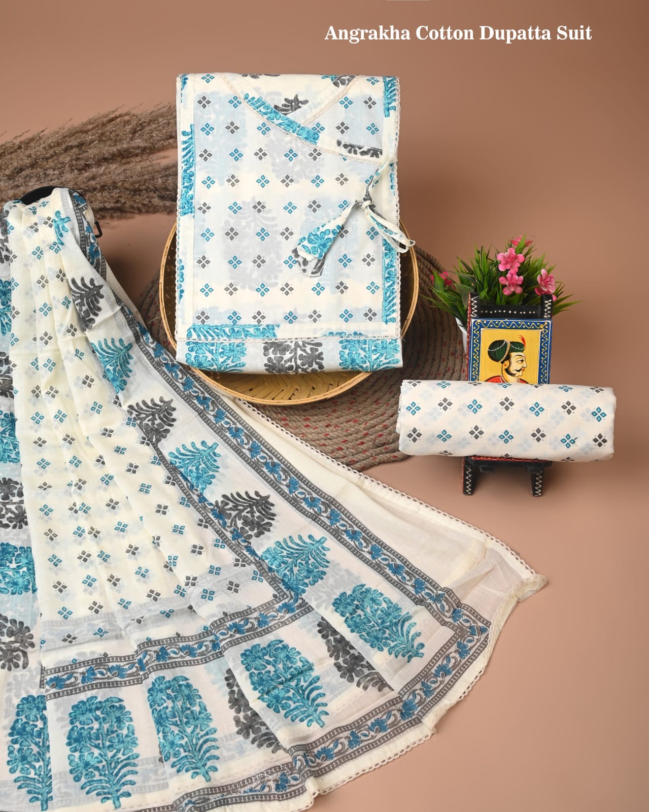 Premium Cotton Suit Set with Gota Patti Work (BACOTGH23)