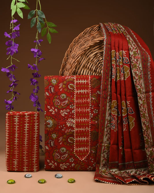 Premium Cotton Suit Set with Gota Patti Work (BACOTGH19)
