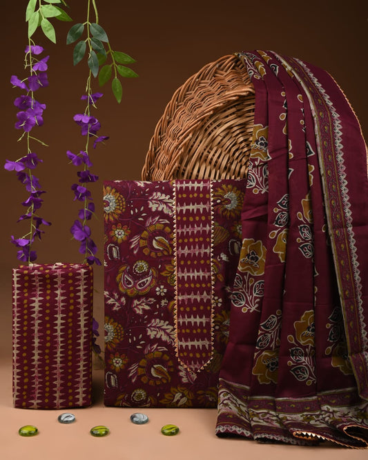 Premium Cotton Suit Set with Gota Patti Work (BACOTGH22)
