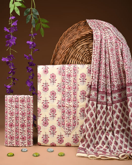 Premium Cotton Suit Set with Gota Patti Work (BACOTGH23)
