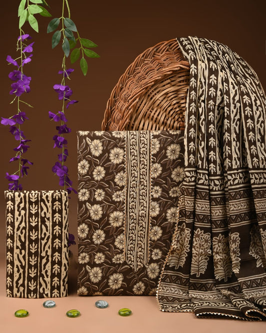 Premium Cotton Suit Set with Gota Patti Work (BACOTGH31)