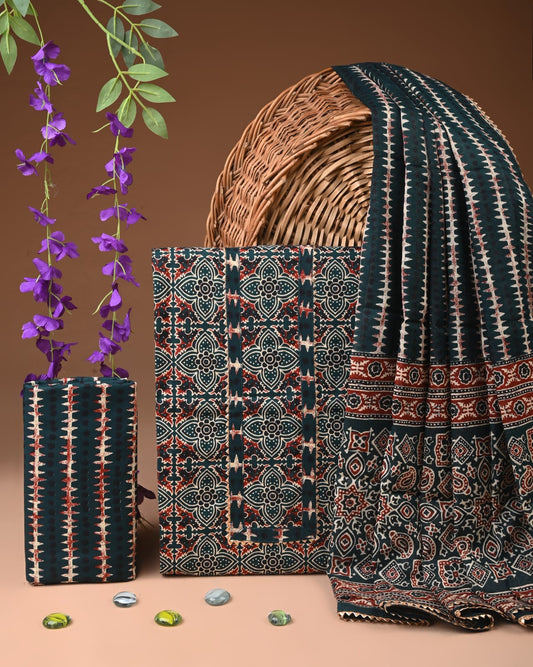 Premium Cotton Suit Set with Gota Patti Work (BACOTGH48)