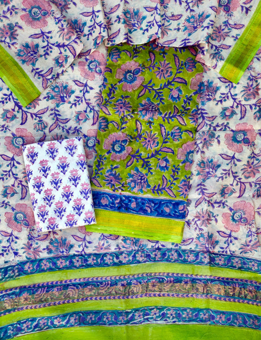 Maheswari silk suit Set
