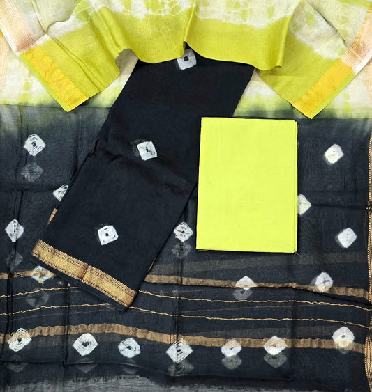 Exclusive Maheshwari silk suit Set