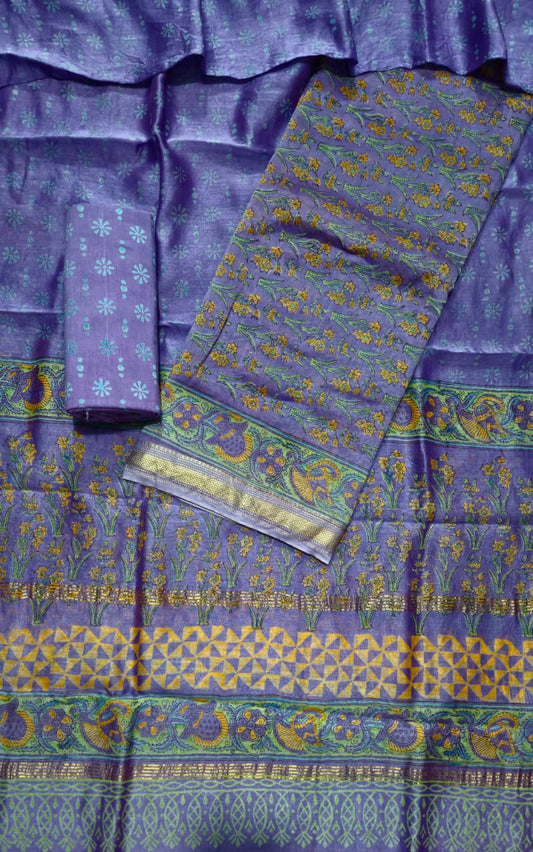 Exclusive Maheshwari silk suit Set