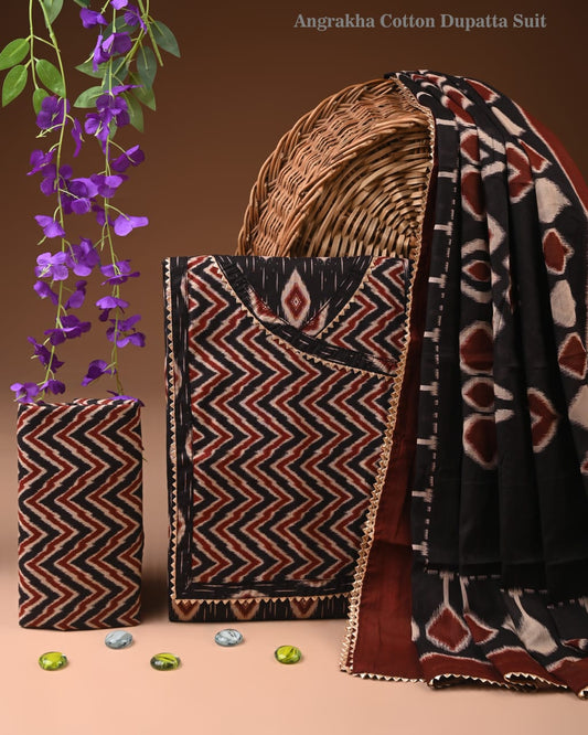 Premium Cotton Suit Set with Gota Patti Work (BACOTGH01)