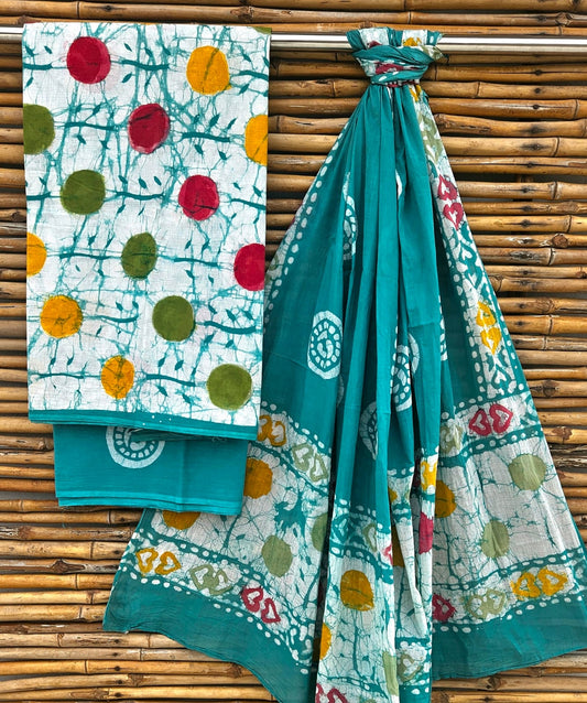 Premium Cotton Suit Set with Dupatta (BACOTCO17)