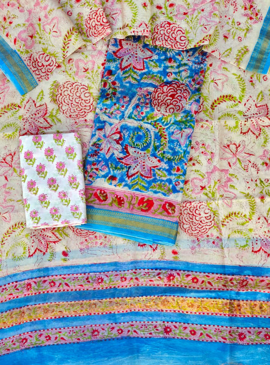 Maheswari silk suit Set