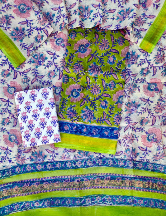 Maheswari silk suit Set