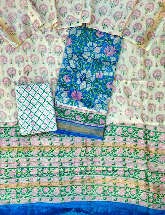 Maheswari silk suit Set