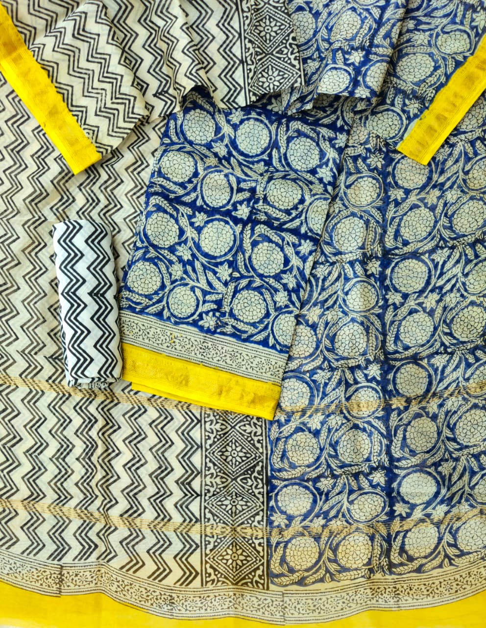 Exclusive Maheshwari silk suit Set