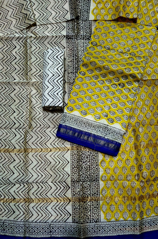 Exclusive Maheshwari silk suit Set
