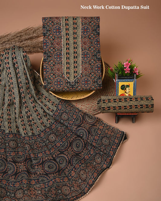 Premium Cotton Suit Set with Gota Patti Work (BACOTGH01)