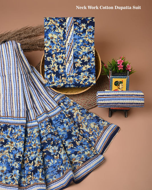 Premium Cotton Suit Set with Gota Patti Work (BACOTGH02)