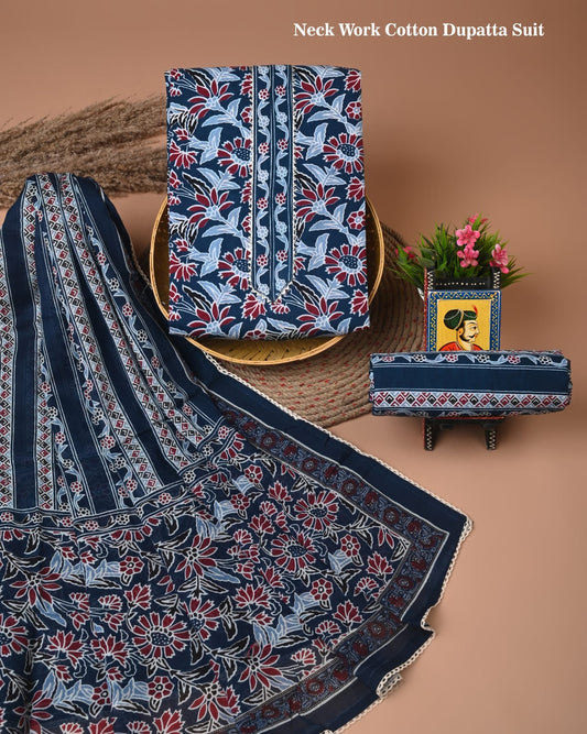 Premium Cotton Suit Set with Gota Patti Work (BACOTGH05)