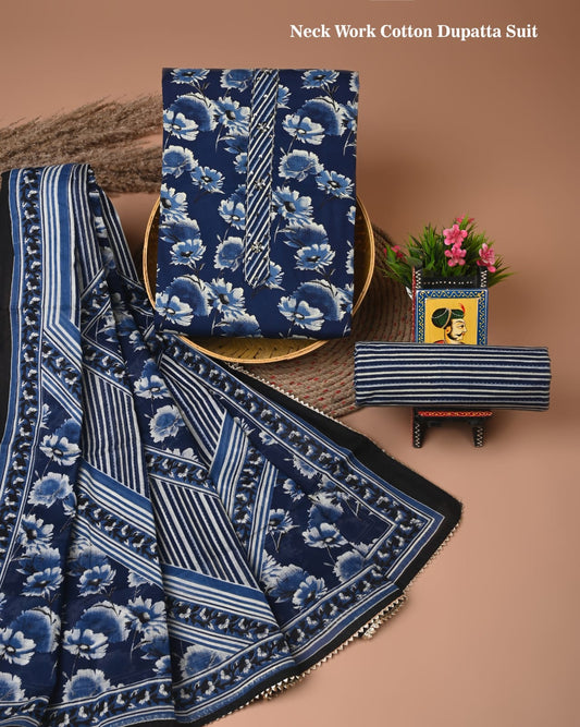 Premium Cotton Suit Set with Gota Patti Work (BACOTGH15)