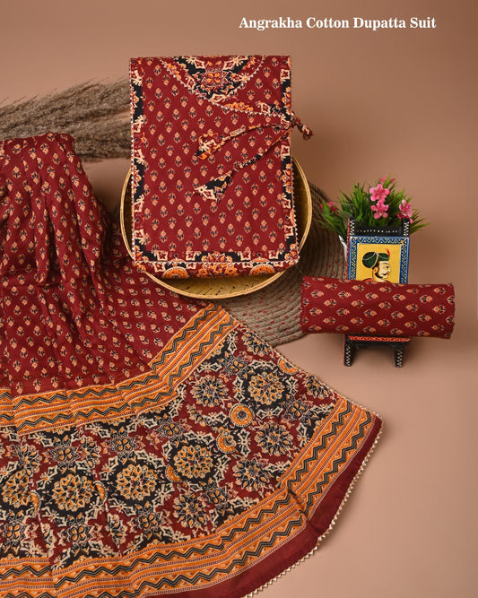 Premium Cotton Suit Set with Gota Patti Work (BACOTGH32)